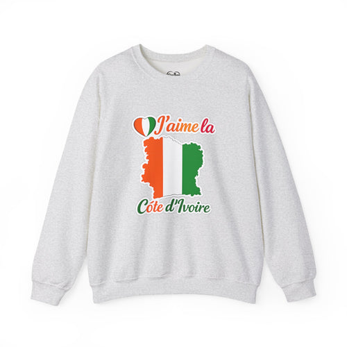 Côte d'Ivoire Sweatshirt — "J'aime la Côte d'Ivoire"